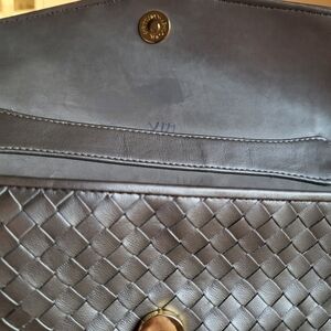 Vintage GANSON woven metallic gold purse